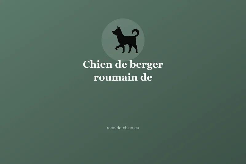 Chien de berger roumain de Mioritza — illustration