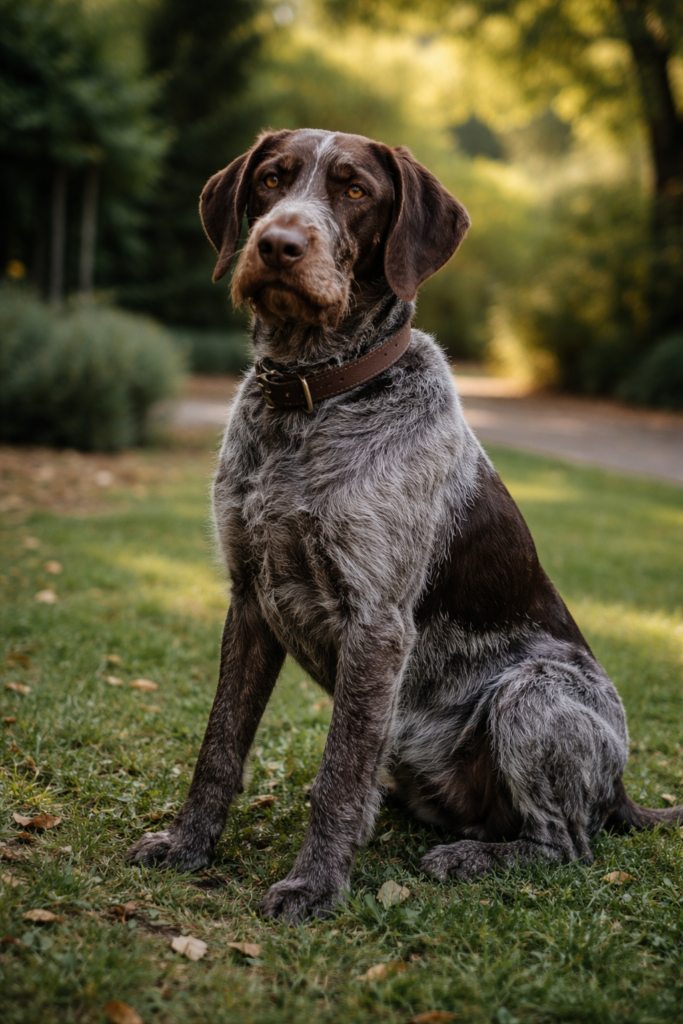 Braque tchèque à poil dur chien