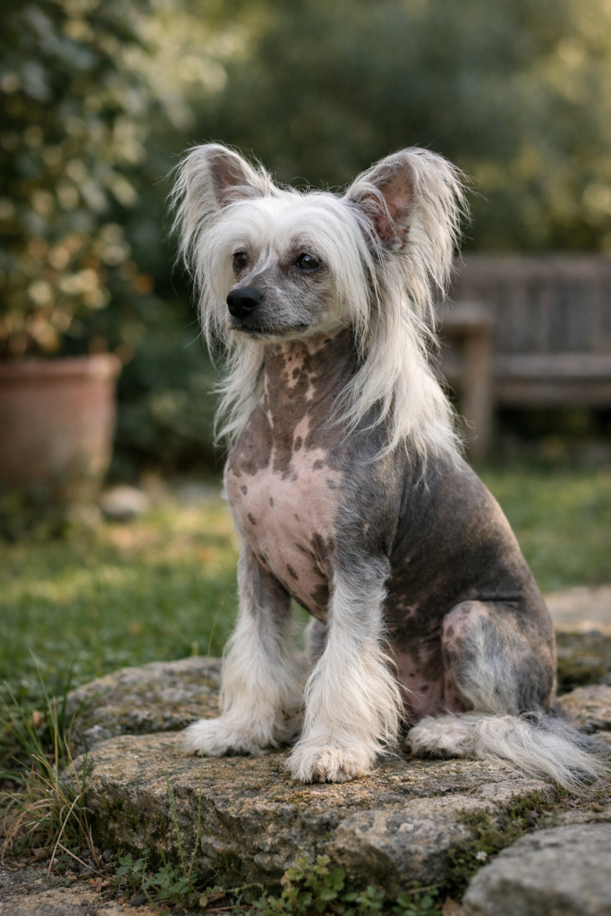 Chien chinois à crête