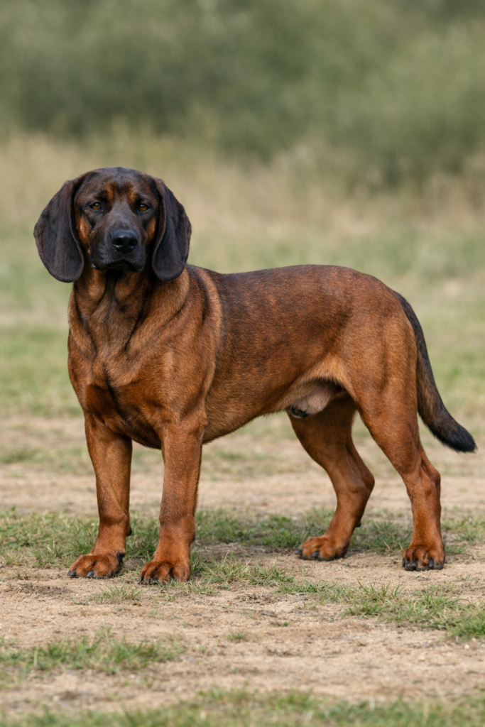 Chien de rouge de Hanovre photo Chien de rouge de Hanovre photo