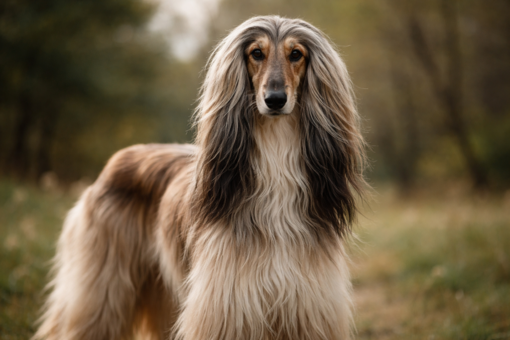 Lévrier afghan - race de chien