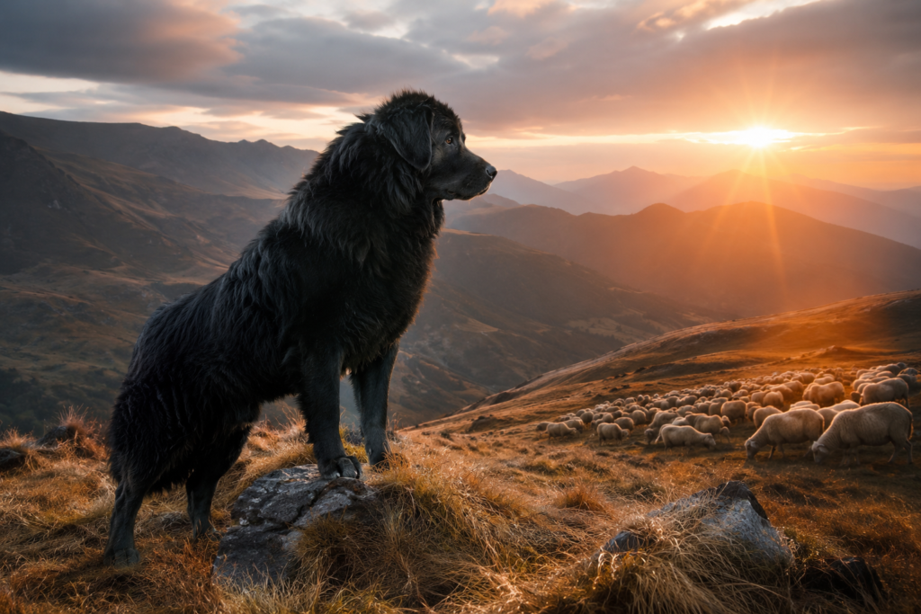 Chien de berger roumain de Corb